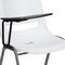 Flash Furniture White Tablet Arm Chair, PK5 5-RUT-EO1-WH-RTAB-GG - alternate 9
